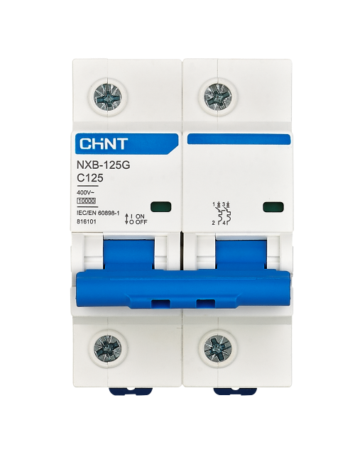 القواطع الصناعية الثنائية "NXB - 125G" 2P